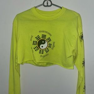 Cool bright neon graphic tee
